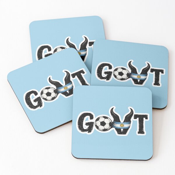 Item preview, GOAT Football Logo | Argentina Inspired Soccer Typography | Vintage Football Graphic | Soccer Ball & Goat Horn Design designed and sold by Ginastle26.