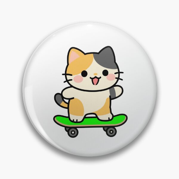 Item preview, Cute Cat Skateboarding T-shirt Gifts designed and sold by ZemVibe.