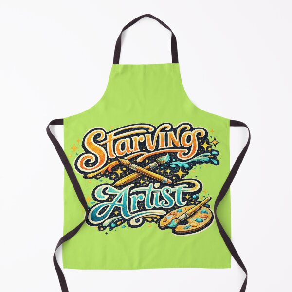 Item preview, Starving Artist Funny Retro Typography Design for Painters designed and sold by BuckaBaby.
