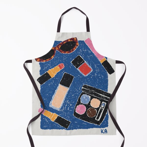 Item preview, makeup art work oil pastel art designed and sold by KitschByKate.