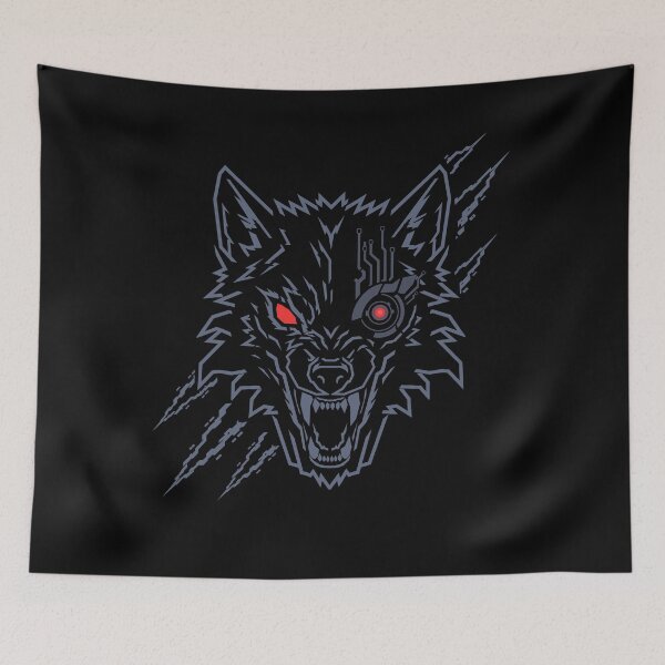 Item preview, Cyber Wolf Stealth Edition – Cyberpunk Robotic Wolf Futuristic Sci-Fi AI Animal Graphic T-Shirt designed and sold by Neon_Ronin.