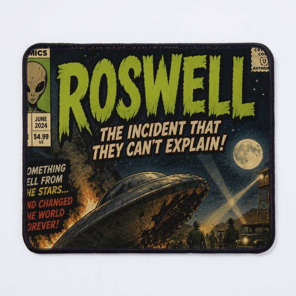 Item preview, Roswell Vintage Styled Comic Cover designed and sold by MGC Art.