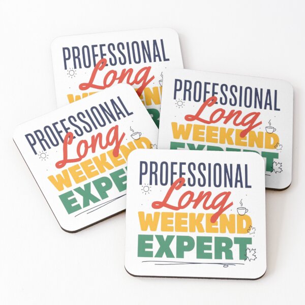 Item preview, Professional Long Weekend Expert Funny Civic Day Typography Design designed and sold by InspiredCreatives.