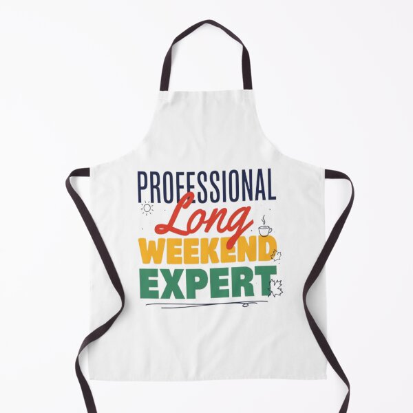 Item preview, Professional Long Weekend Expert Funny Civic Day Typography Design designed and sold by InspiredCreatives.