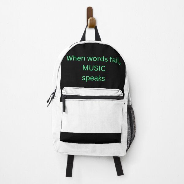 Item preview, When Words Fail Music Speaks designed and sold by FawnPurpleHeart.
