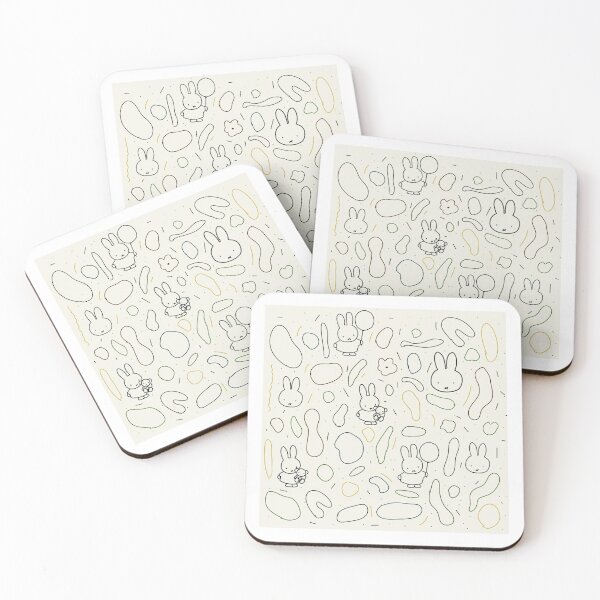 Item preview, modern abstract miffy doodle pattern designed and sold by lake & lore.