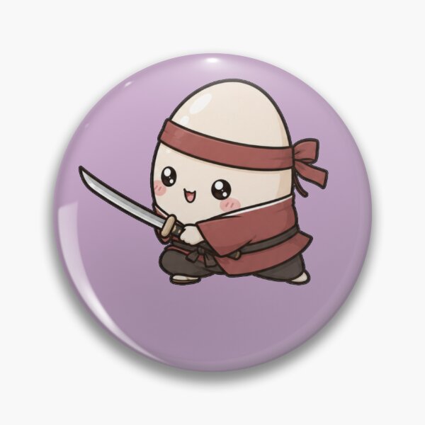 Item preview, Kawaii Samurai Egg Pastel designed and sold by lazarosdesign.