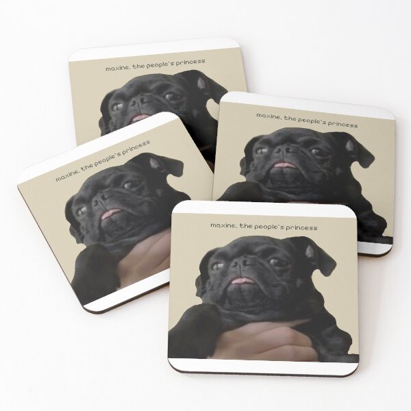 Item preview, Phoebe Bridgers Maxine Black Pug designed and sold by lake & lore.