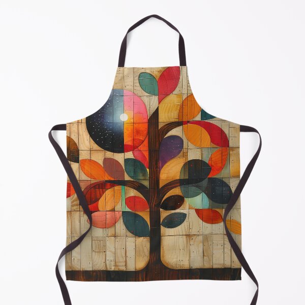 Item preview, Abstract Geometric Wooden Tree Artwork designed and sold by Pierce Millington Gallery.