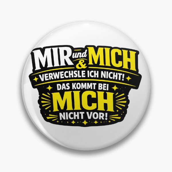 Item preview, I don't confuse "me" and "myself" – Funny saying designed and sold by Pommes im Bett.