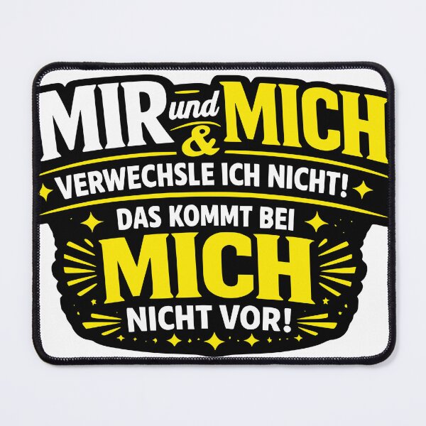 Item preview, I don't confuse "me" and "myself" – Funny saying designed and sold by Pommes im Bett.