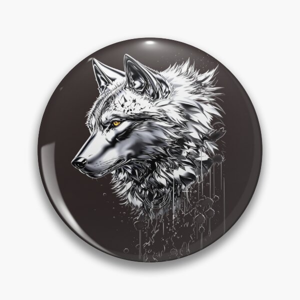 Item preview, Wolf, the Wild Spirit of Molten Metal designed and sold by RAYBIL.