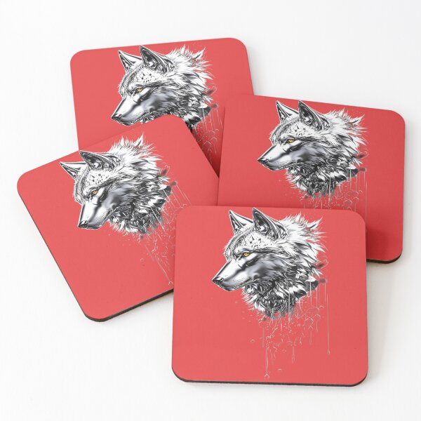 Item preview, Wolf, the Wild Spirit of Molten Metal designed and sold by RAYBIL.