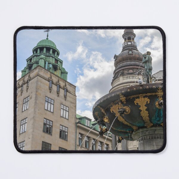 Item preview, Caritasbronden Fountain with Historic Architecture in Copenhagen designed and sold by jrtwynam.