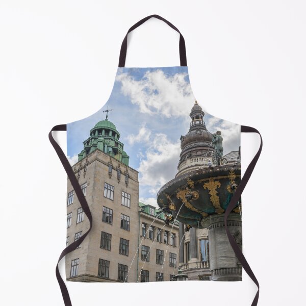 Item preview, Caritasbronden Fountain with Historic Architecture in Copenhagen designed and sold by jrtwynam.