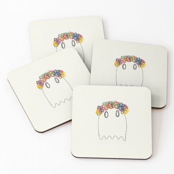 Item preview, Floral Ghost illustration designed and sold by lake & lore.
