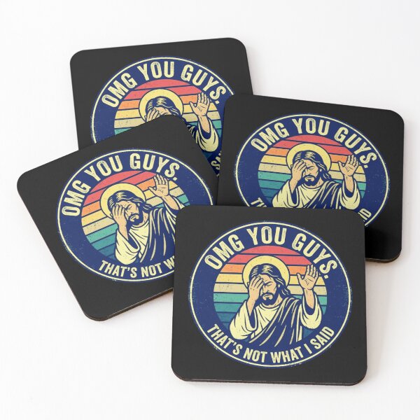 Item preview, OMG You Guys That's Not What I Said | Funny Christian Jesus Facepalm designed and sold by Cree8if.