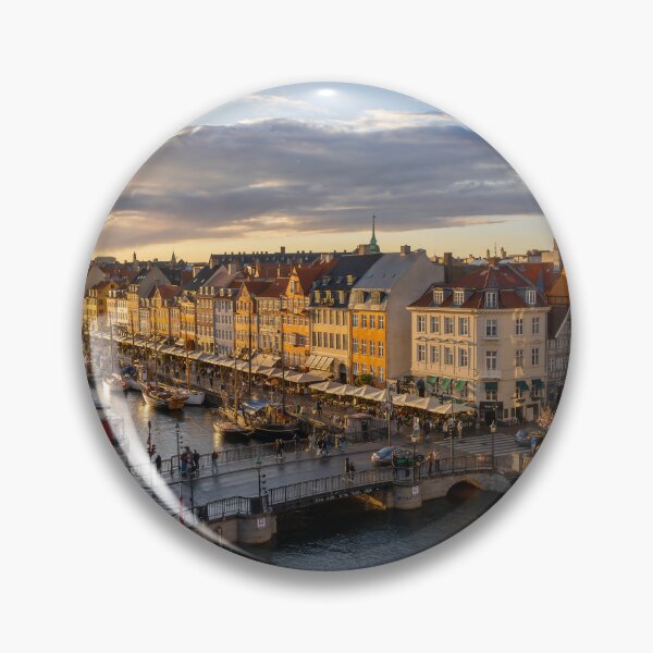 Item preview, Nyhavn Canal at Sunset in Copenhagen, Denmark designed and sold by jrtwynam.