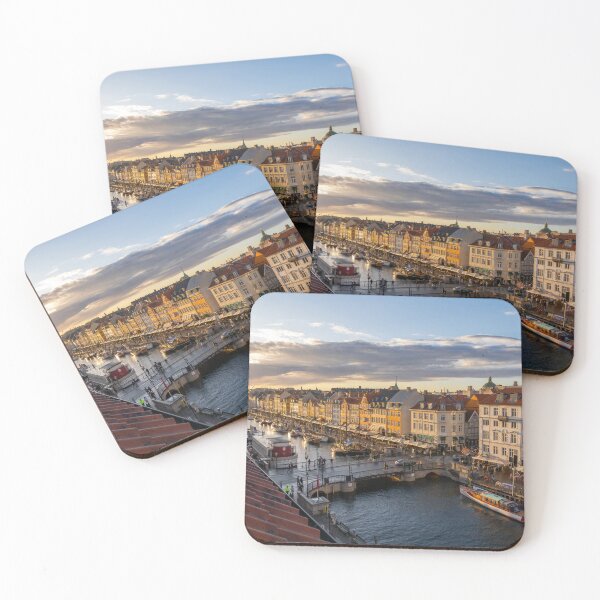 Item preview, Nyhavn Canal at Sunset in Copenhagen, Denmark designed and sold by jrtwynam.