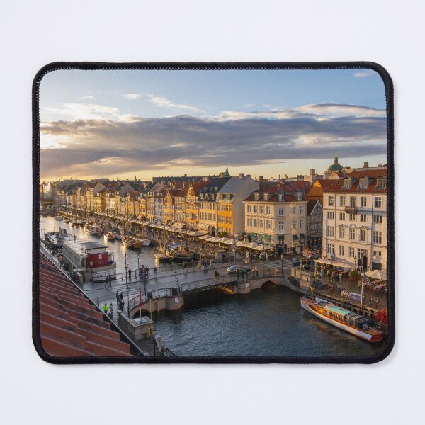 Item preview, Nyhavn Canal at Sunset in Copenhagen, Denmark designed and sold by jrtwynam.