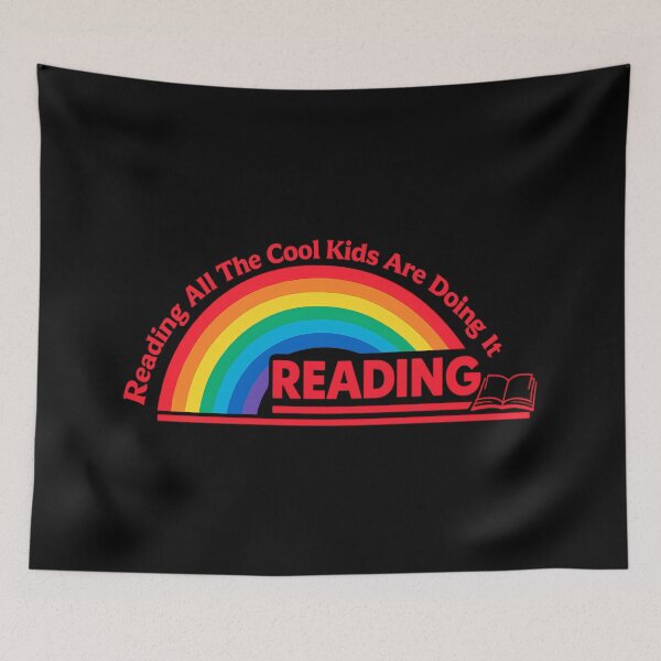 Item preview, Reading All The Cool Kids, Funny Reader designed and sold by CloudyPress.