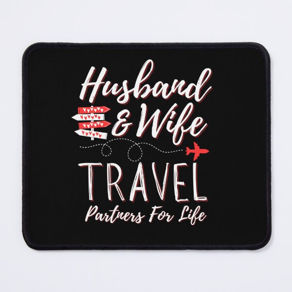 Item preview, Couple Matching Husband And Wife Travel Partners For Life designed and sold by Thecitiesstore.