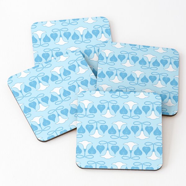 Item preview, April 14th Birth Flower White Morning Glory Pattern designed and sold by 366birthflower.