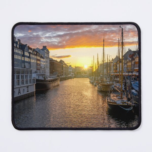 Item preview, Sunset over Nyhavn Canal in Copenhagen, Denmark designed and sold by jrtwynam.