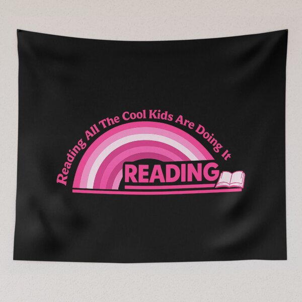 Item preview, Reading All The Cool Kids, Funny Reader designed and sold by CloudyPress.