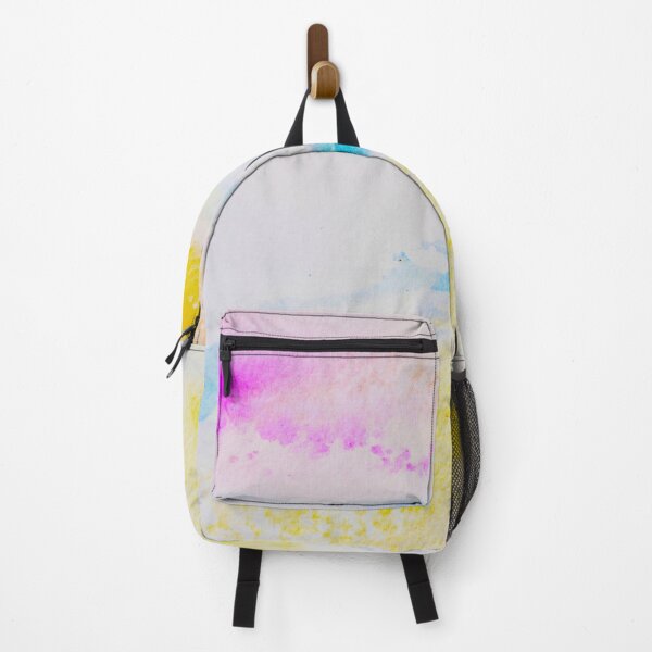 Item preview, Pastel Watercolor Abstract Sky in Pink Yellow and Blue designed and sold by BuckaBaby.