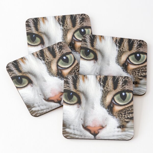 Item preview, Animals - Tabby cat with green eyes, Close-up animal portrait designed and sold by World-Pets.
