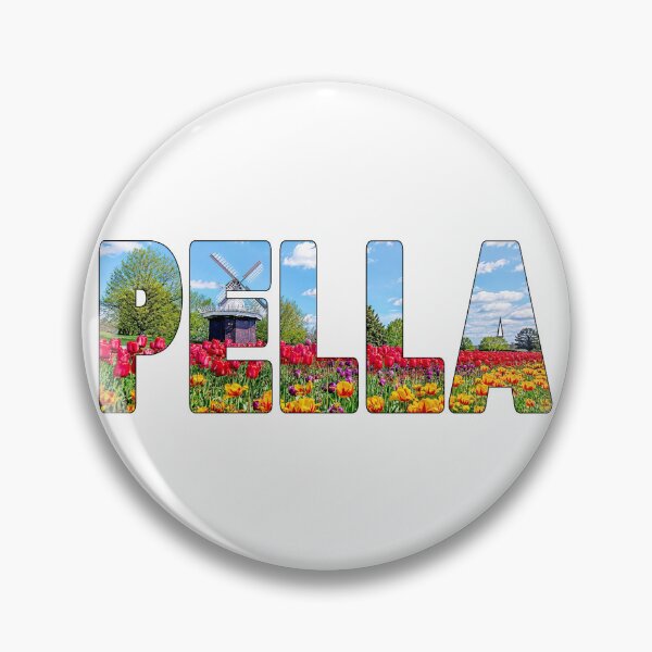 Item preview, PELLA - Marion County, Iowa Tulips and Dutch Windmill Beautiful Sunny Day designed and sold by Adam Gormley.