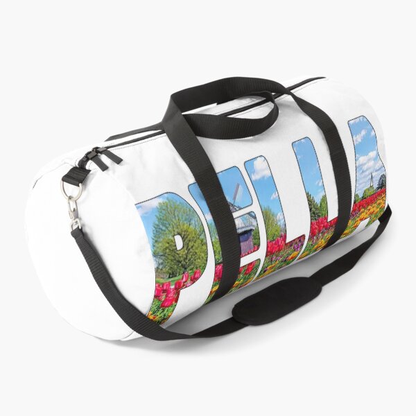 Item preview, PELLA - Marion County, Iowa Tulips and Dutch Windmill Beautiful Sunny Day designed and sold by Adam Gormley.