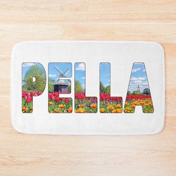 Item preview, PELLA - Marion County, Iowa Tulips and Dutch Windmill Beautiful Sunny Day designed and sold by Adam Gormley.