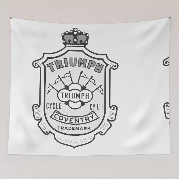 Item preview, Classic Triumph Emblem White designed and sold by anuggra.