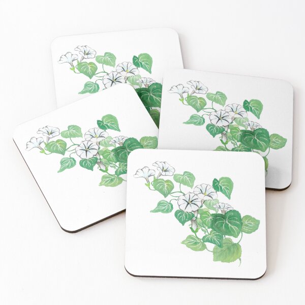 Item preview, April 14th birthday flower White Morning Glory designed and sold by 366birthflower.
