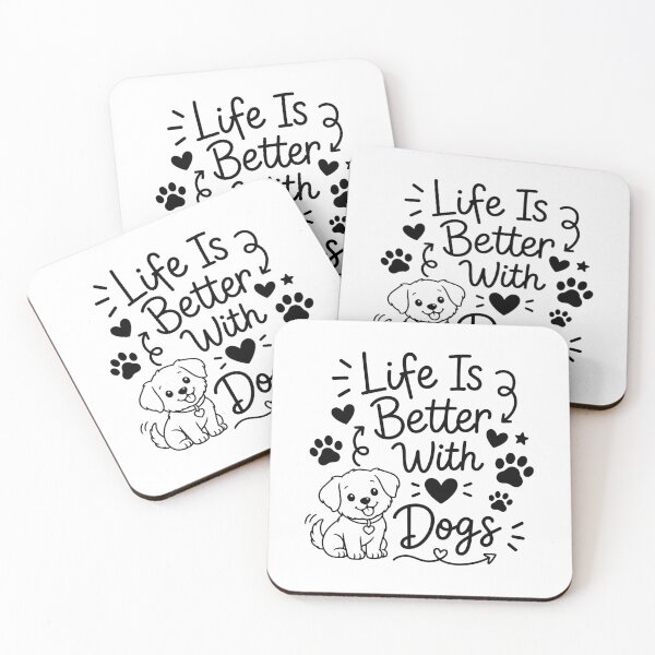 Item preview, Life Is Better With Dogs designed and sold by gunaone-design.