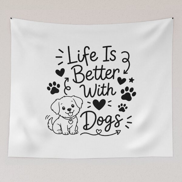 Item preview, Life Is Better With Dogs designed and sold by gunaone-design.