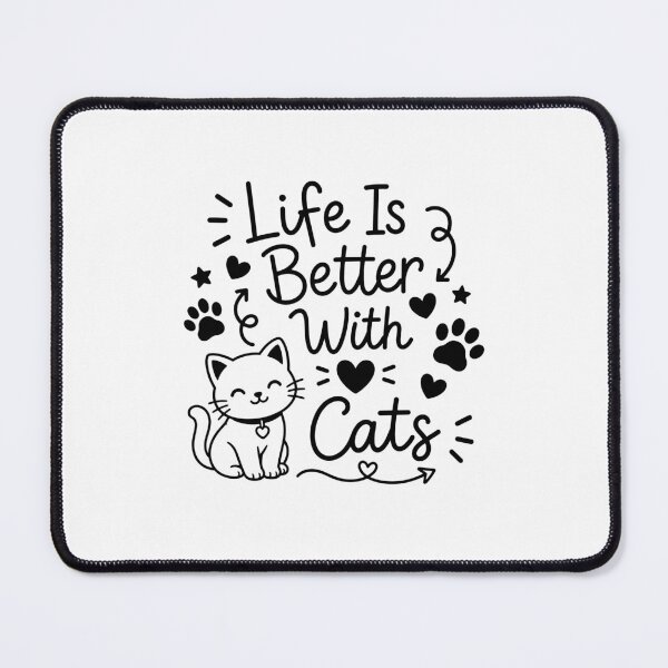 Item preview, Life Is Better With Cats designed and sold by gunaone-design.