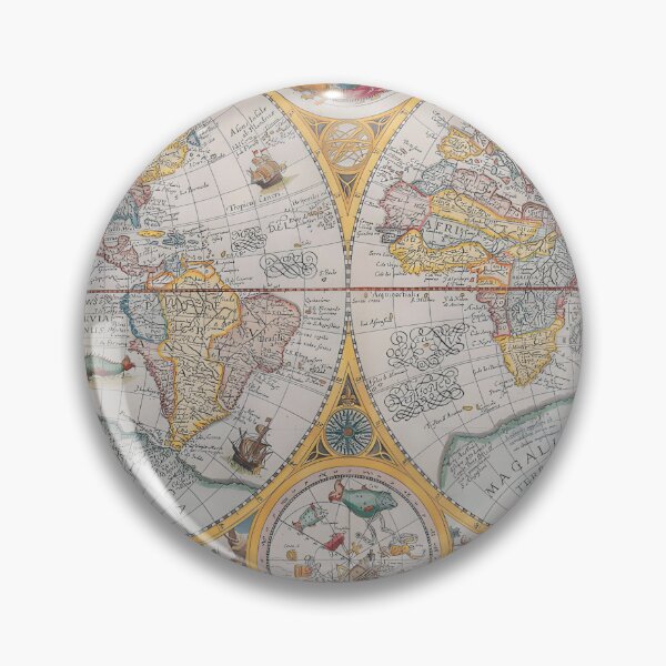 Item preview, Map Orbis Terrarum Typus from Integro Multis in Locis Emendatus (1594) designed and sold by interdesigner.