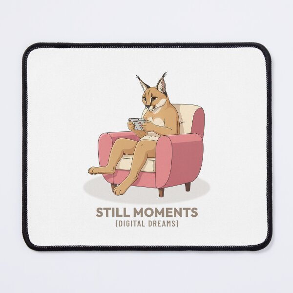 Item preview, Caracal Gaming Slow Living Vintage Aesthetic designed and sold by Cozy Vintage Animal.