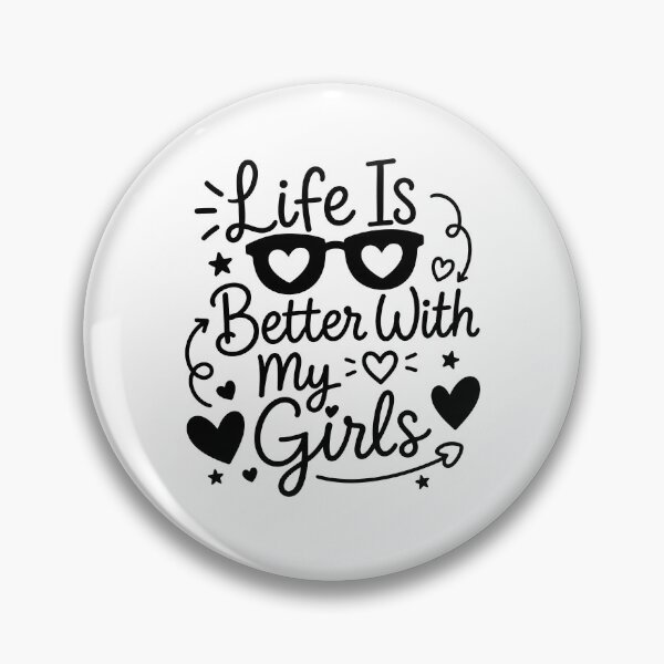 Item preview, Life Is Better With My Girls - Mom Of Girls designed and sold by gunaone-design.