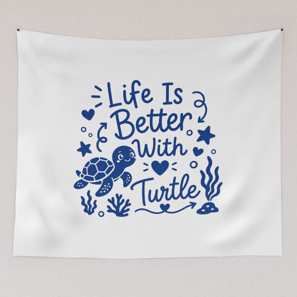 Item preview, Life Is Better With Turtles designed and sold by gunaone-design.