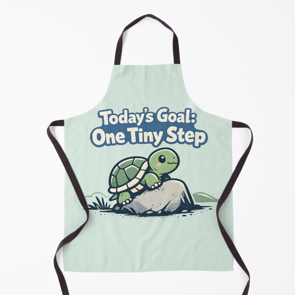 Item preview, Today's Goal One Tiny Step Shirt, Motivational Turtle Tee, Self Improvement Quote, Cute Turtle Graphic, Positive Mental Health Shirt, Encouragement Gift designed and sold by MAD's Recreation Studio.