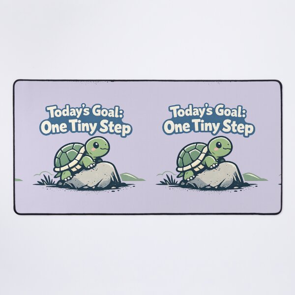 Item preview, Today's Goal One Tiny Step Shirt, Motivational Turtle Tee, Self Improvement Quote, Cute Turtle Graphic, Positive Mental Health Shirt, Encouragement Gift designed and sold by  MAD's Recreation Studio.