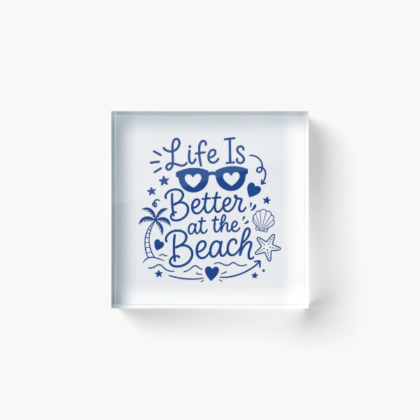 Item preview, Life Is Better At The Beach , Ocean Lover designed and sold by gunaone-design.