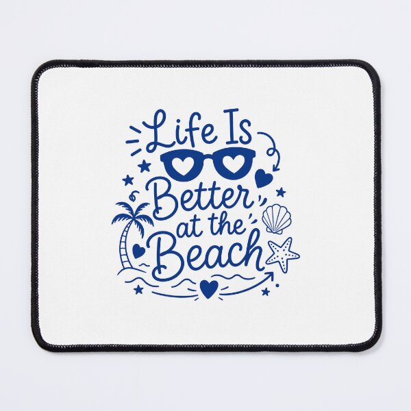 Item preview, Life Is Better At The Beach , Ocean Lover designed and sold by gunaone-design.