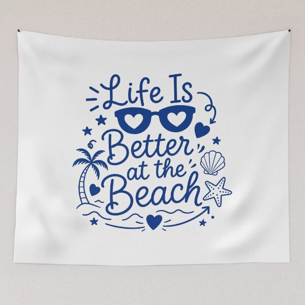 Item preview, Life Is Better At The Beach , Ocean Lover designed and sold by gunaone-design.