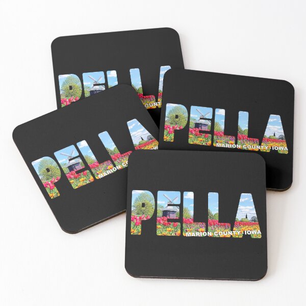 Item preview, PELLA Marion County Iowa - Tulips and Dutch Windmill Beautiful Sunny Day designed and sold by Adam Gormley.