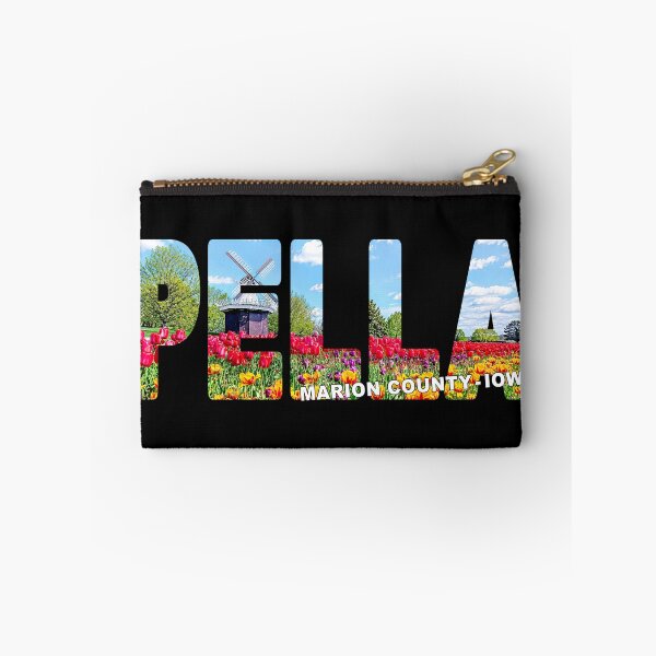 Item preview, PELLA Marion County Iowa - Tulips and Dutch Windmill Beautiful Sunny Day designed and sold by Adam Gormley.